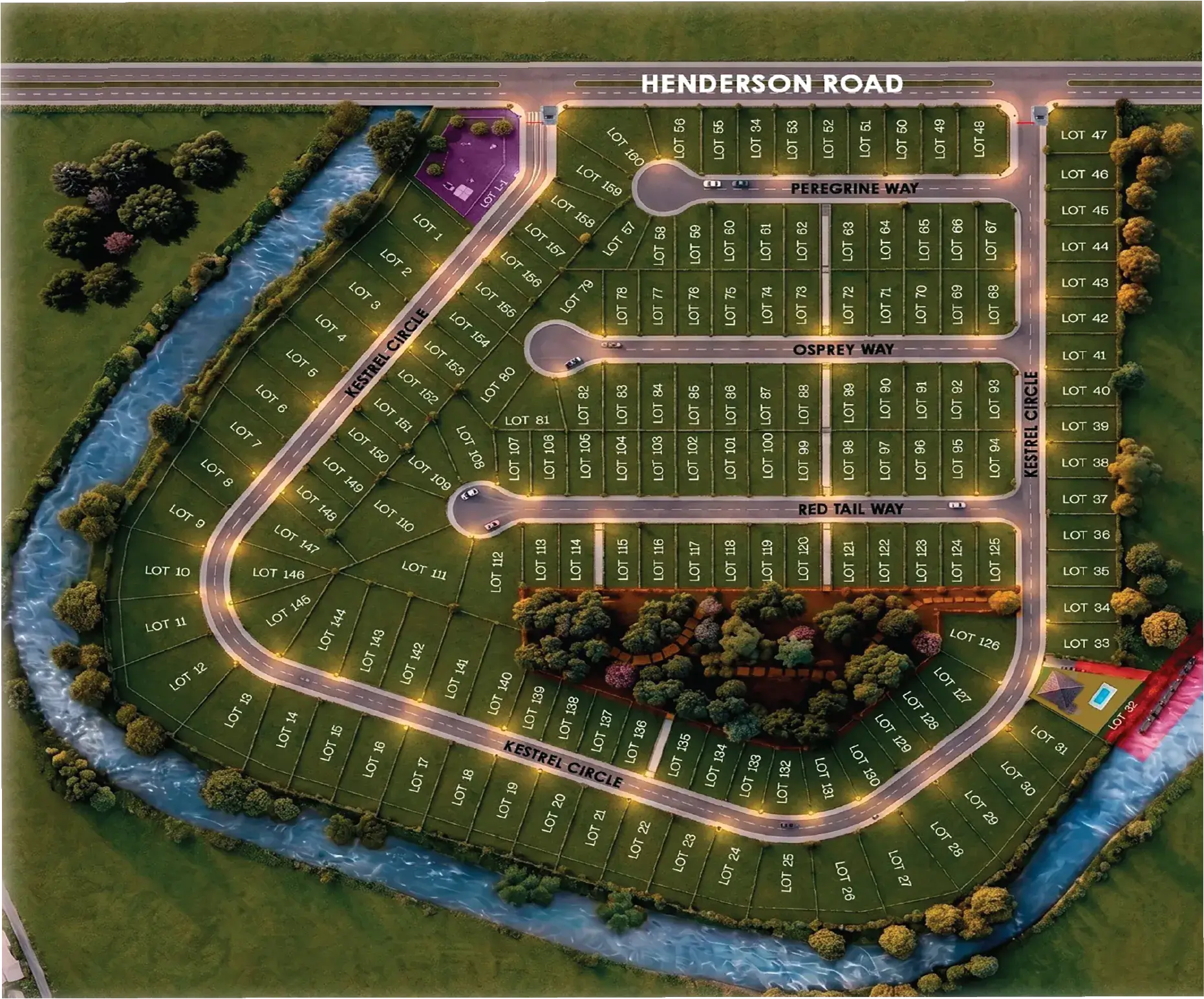 Falcons Landing Plat Map